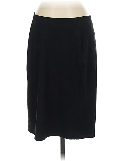 Pre-owned Jjill Formal Skirt In Black
