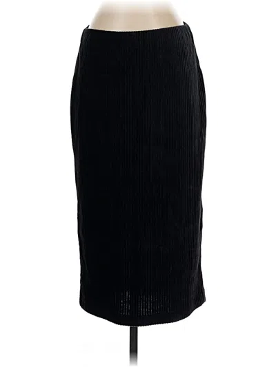 Pre-owned Jjill Formal Skirt In Black