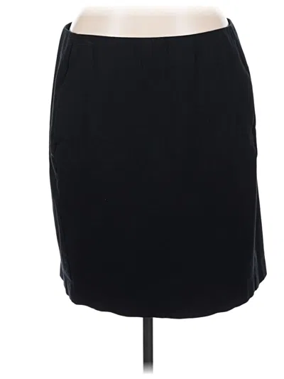 Pre-owned Jjill Formal Skirt In Black