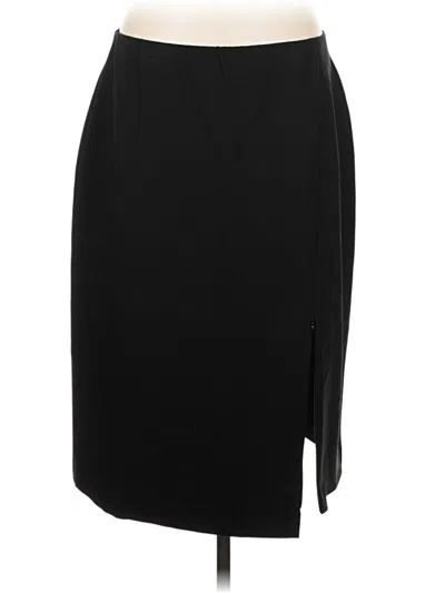 Pre-owned Jjill Formal Skirt In Black