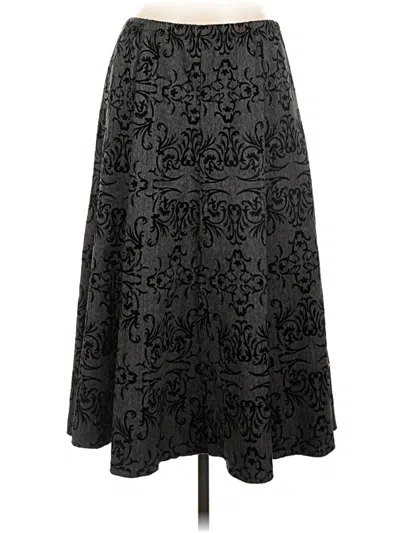 Pre-owned Jjill Formal Skirt In Black