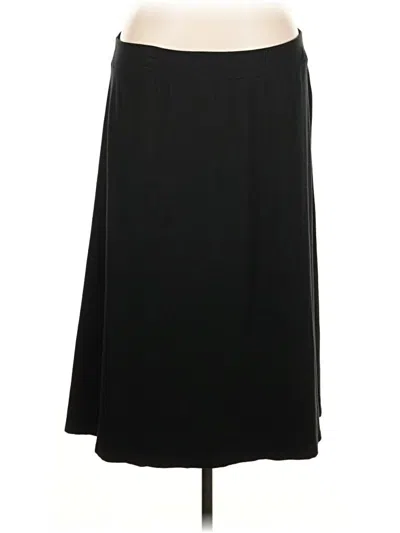 Pre-owned Jjill Formal Skirt In Black