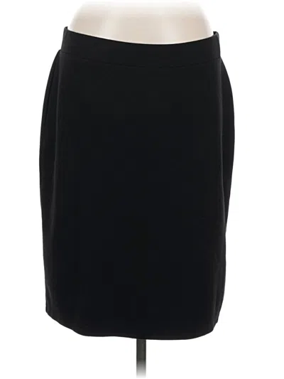 Pre-owned Jjill Formal Skirt In Black