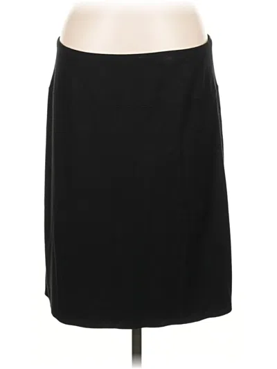 Pre-owned Jjill Formal Skirt In Black