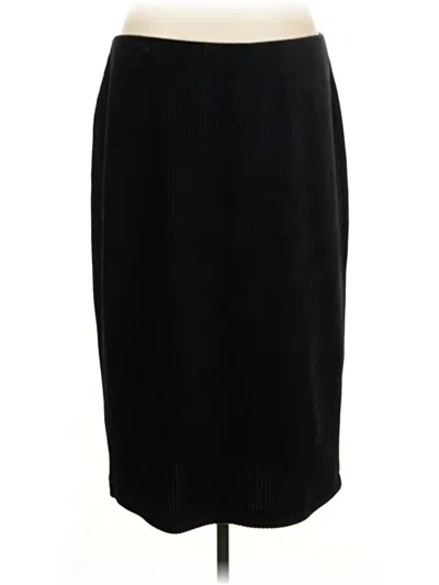 Pre-owned Jjill Formal Skirt In Black