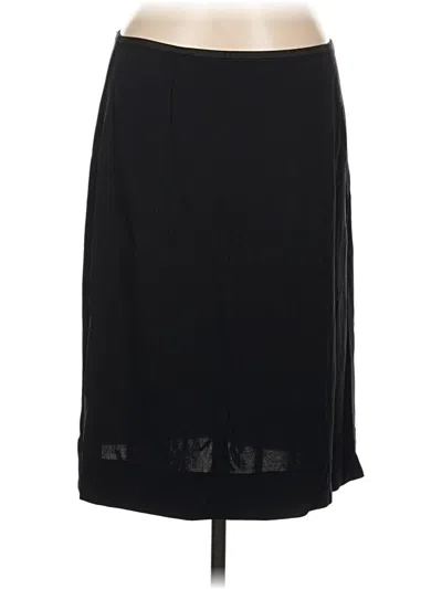 Pre-owned Jjill Formal Skirt In Black