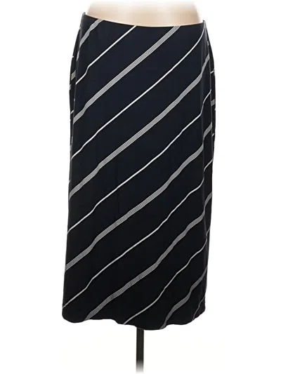 Pre-owned Jjill Formal Skirt In Black