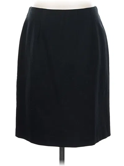 Pre-owned Jjill Formal Skirt In Black