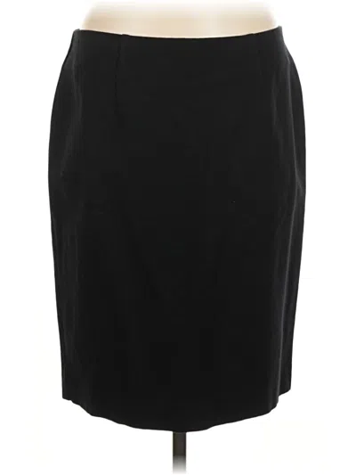 Pre-owned Jjill Formal Skirt In Black