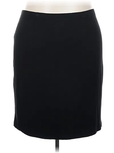 Pre-owned Jjill Formal Skirt In Black