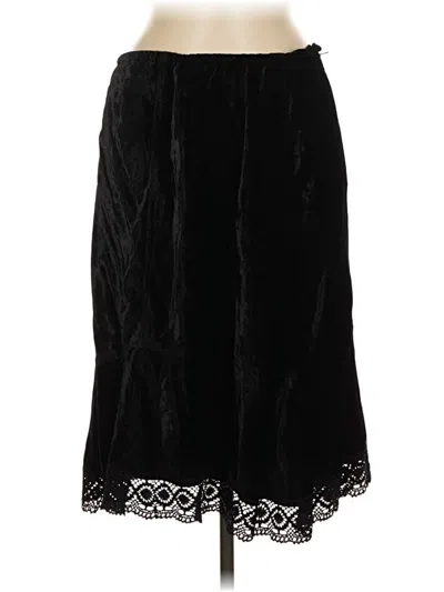 Pre-owned Jjill Formal Skirt In Black