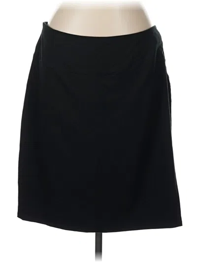 Pre-owned Jjill Formal Skirt In Black