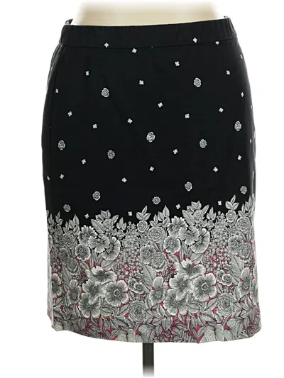 Pre-owned Jjill Formal Skirt In Black