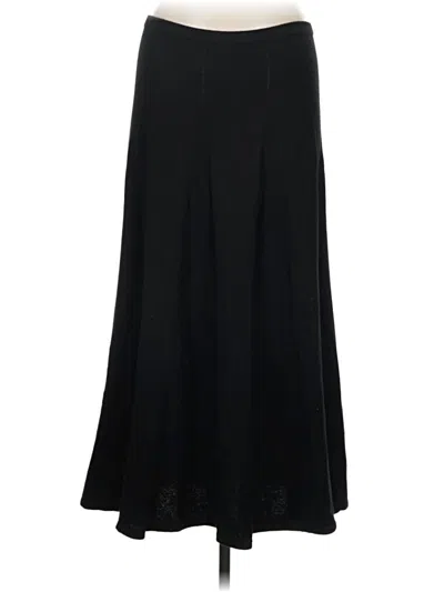 Pre-owned Jjill Formal Skirt In Black
