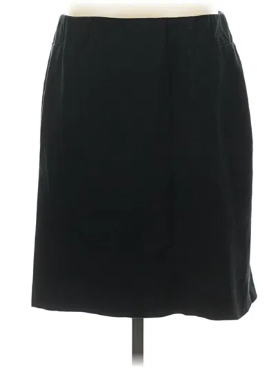 Pre-owned Jjill Formal Skirt In Black