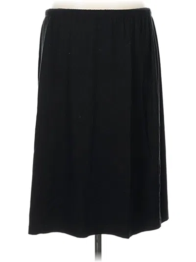 Pre-owned Jjill Formal Skirt In Black