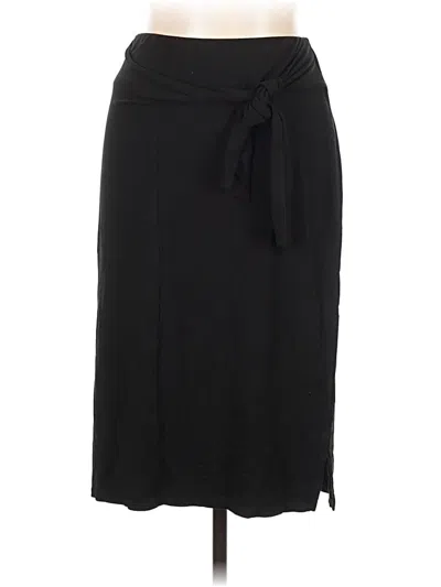 Pre-owned Jjill Formal Skirt In Black