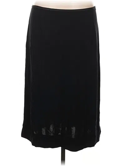 Pre-owned Jjill Formal Skirt In Black