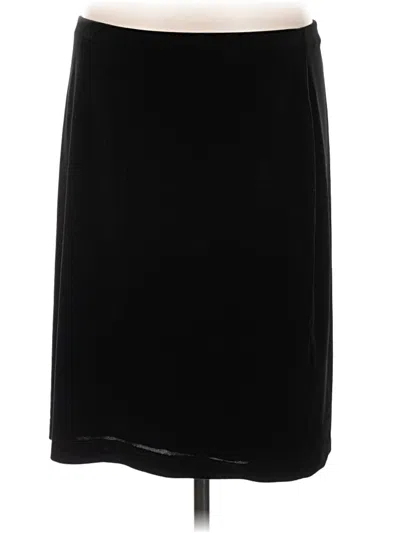 Pre-owned Jjill Formal Skirt In Black