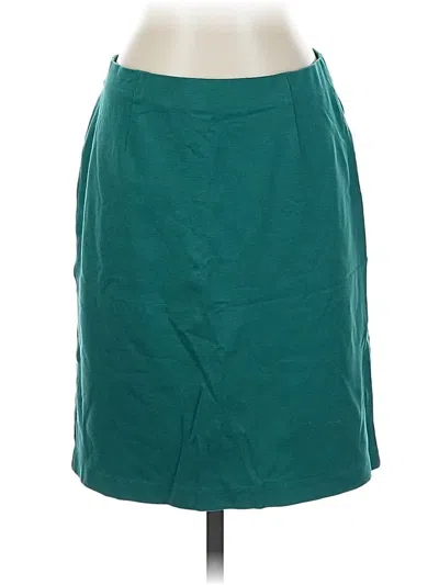 Pre-owned Jjill Formal Skirt In Blue