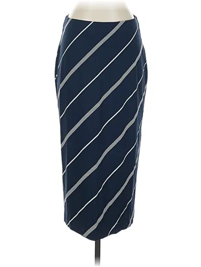 Pre-owned Jjill Formal Skirt In Blue