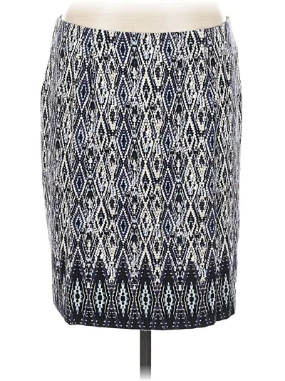 Pre-owned Jjill Formal Skirt In Blue