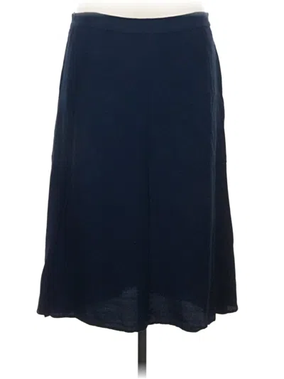 Pre-owned Jjill Formal Skirt In Blue