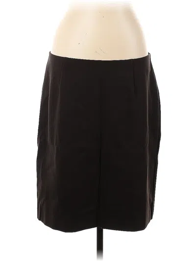 Pre-owned Jjill Formal Skirt In Brown