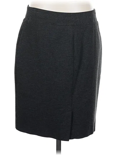 Pre-owned Jjill Formal Skirt In Gray