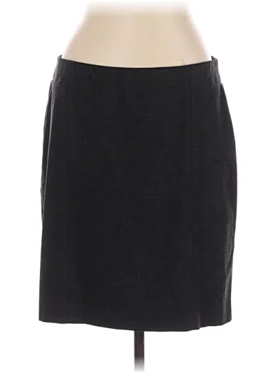 Pre-owned Jjill Formal Skirt In Gray