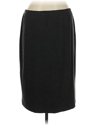 Pre-owned Jjill Formal Skirt In Gray