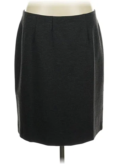 Pre-owned Jjill Formal Skirt In Gray