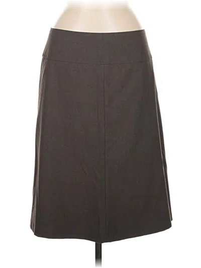 Pre-owned Jjill Formal Skirt In Gray