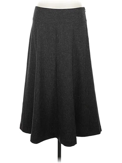 Pre-owned Jjill Formal Skirt In Gray