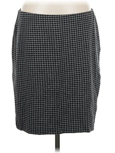 Pre-owned Jjill Formal Skirt In Gray
