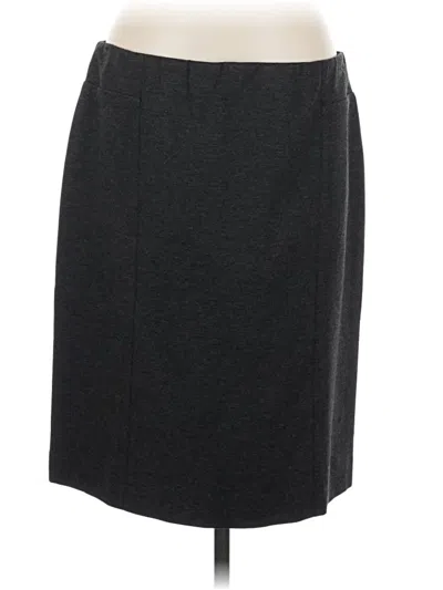 Pre-owned Jjill Formal Skirt In Gray