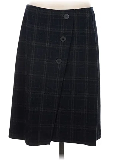 Pre-owned Jjill Formal Skirt In Gray