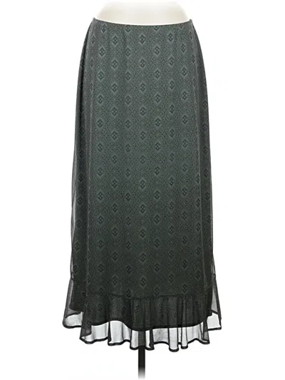 Pre-owned Jjill Formal Skirt In Green