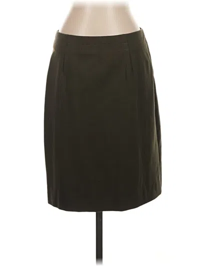 Pre-owned Jjill Formal Skirt In Green