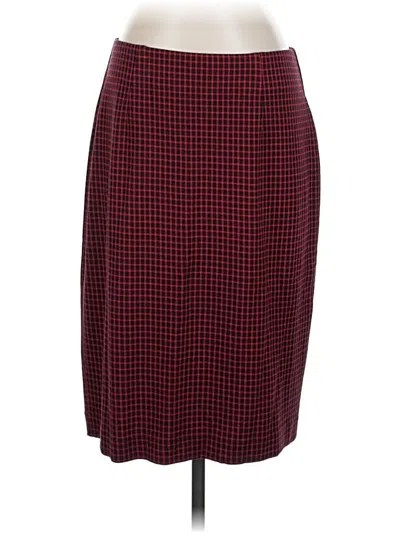 Pre-owned Jjill Formal Skirt In Red