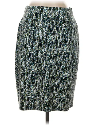 Pre-owned Jjill Formal Skirt In Teal