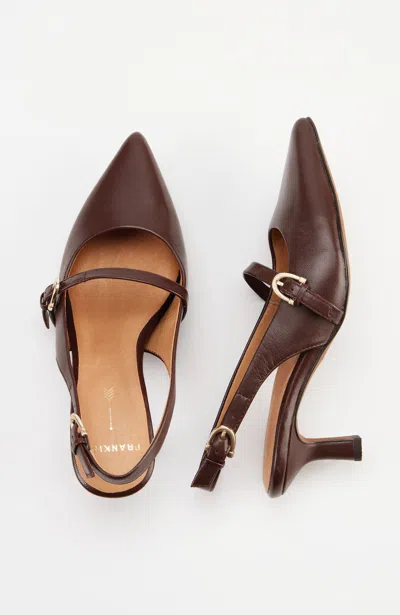 Jjill J.jill Frankie4 Coco Heels In Chestnut