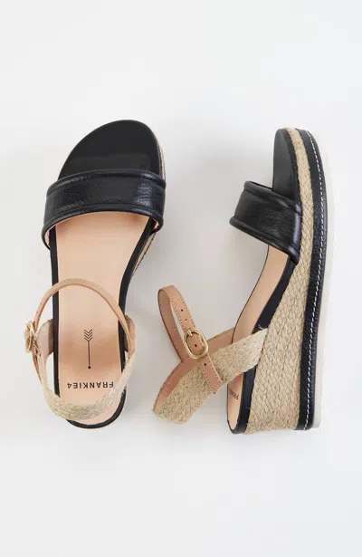 Jjill J.jill Frankie4 Harris Espadrille Wedge Sandals In Black