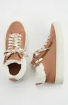 Jjill J.jill Frankie4 Miles Sherpa-lined Sneakers In Tan