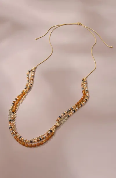 Jjill J.jill Free-spirit Beaded Necklace In Multi