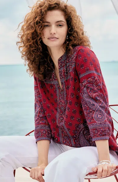 Jjill J.jill Free-spirit Paisley Popover