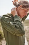 Jjill J.jill French Terry & Cable-knit Hoodie