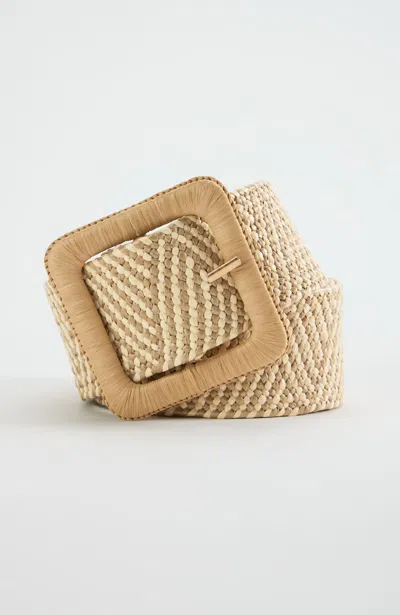 Jjill Geometric Stretch Belt In Brown