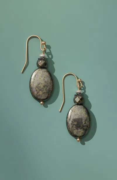 Jjill J.jill Glistening Drop Earrings In Multi