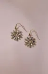 Jjill J.jill Goldtone Snowflake Earrings In Gold